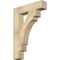 Ekena Millwork Merced Block Rough Sawn Bracket, Douglas Fir, 4"W x 20"D x 28"H BKT04X20X28MRC05RDF - alternate 1